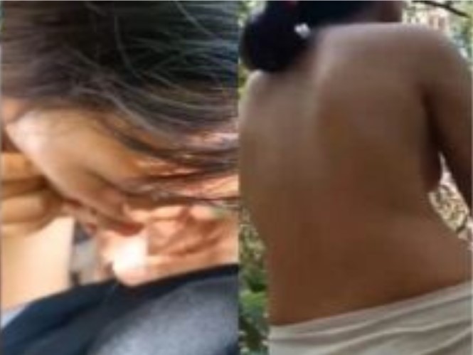 Desi college girl fucks outdoors in the viral sex MMS